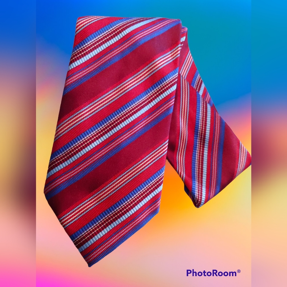 David August 100% Silk tie Men